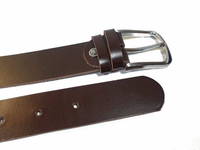 KAIŠ širine 4 cm "braon - bez štepa"