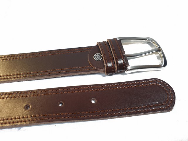 KAIŠ širine 4 cm "braon - sa štepom"