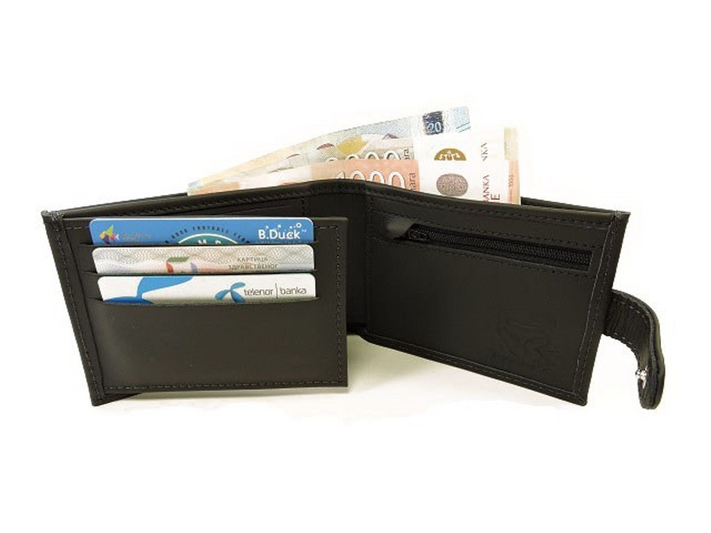 Muški novčanik model 33 "crni klasik"