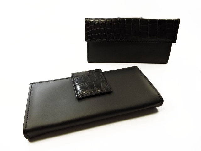 Ženski novčanik model 2 "crni kroko"
