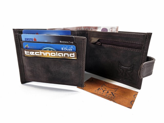 Muški novčanik model 33 "braon brušeni"