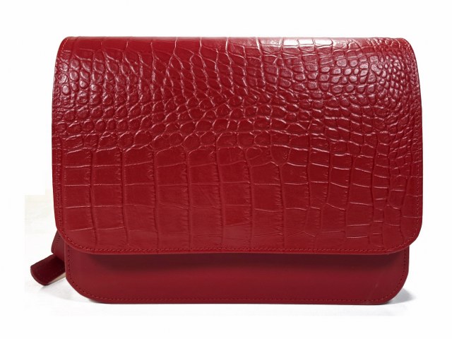 Ženska torba model 16 "crvena kroko"