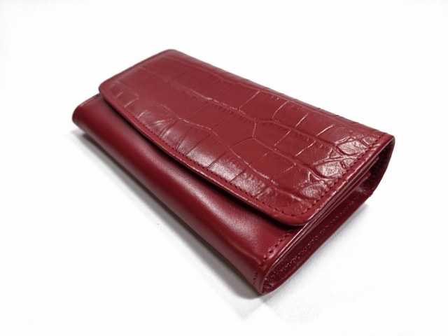 Ženski novčanik model 7 "crveni kroko"